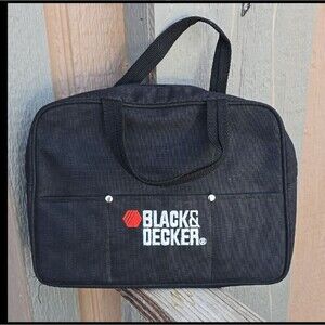 Black & Decker Empty Black Tool Bag 12 inch 🎁 Gift Idea